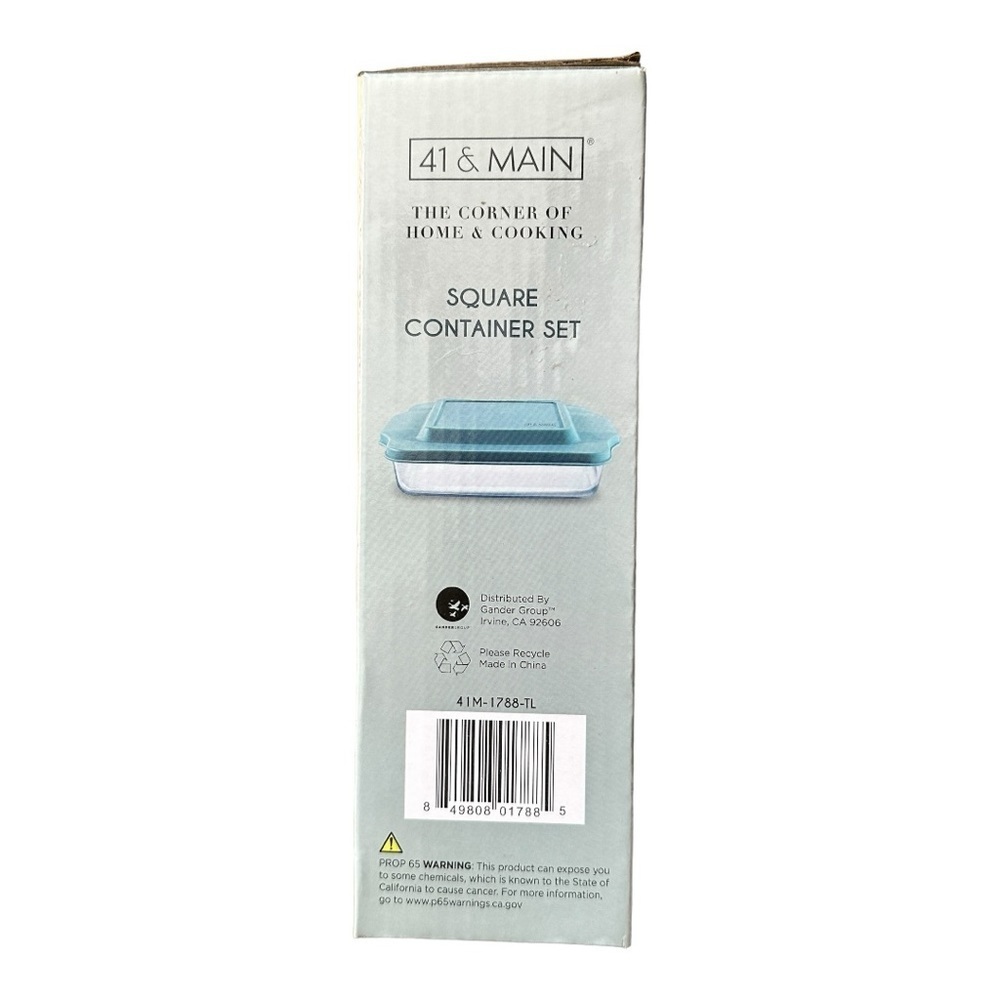 41 & Main Square Container Set NIB‎ - Picture 3 of 3